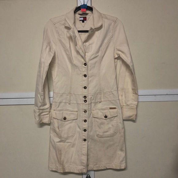 CA27 Tommy Hilfiger Denim stretch dress M - Picture 1 of 6